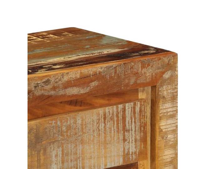 Commode intérieur - Multicolore - Buffet Armoire base - 120x30x75 cm - Bois de récupération solide LL206