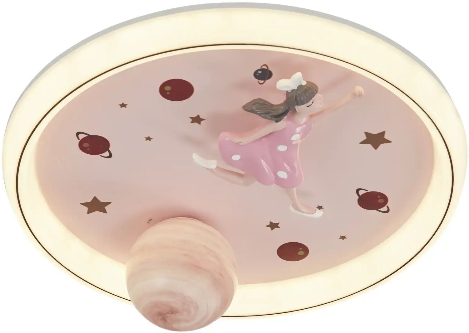 KHG Deckenleuchte   ¦ rosa/pink ¦ Maße (cm): H: 6  Ø: 48