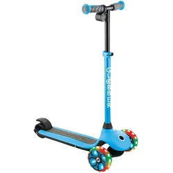 Globber E-Scooter ONE K E-MOTION 4 Plus mit Leuchtrollen, blau