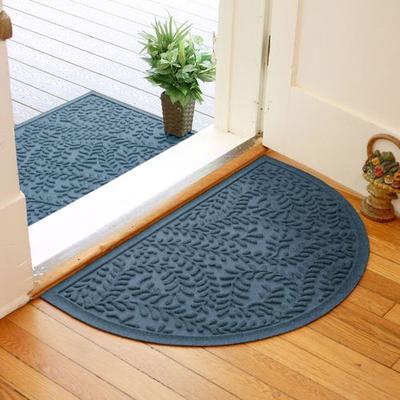 Bungalow Dba Matterly Boxwood Slice Mat 39 x 24, 39 x 24, Navy
