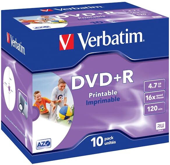 DVD+R 16x 4,7GB printable (10)