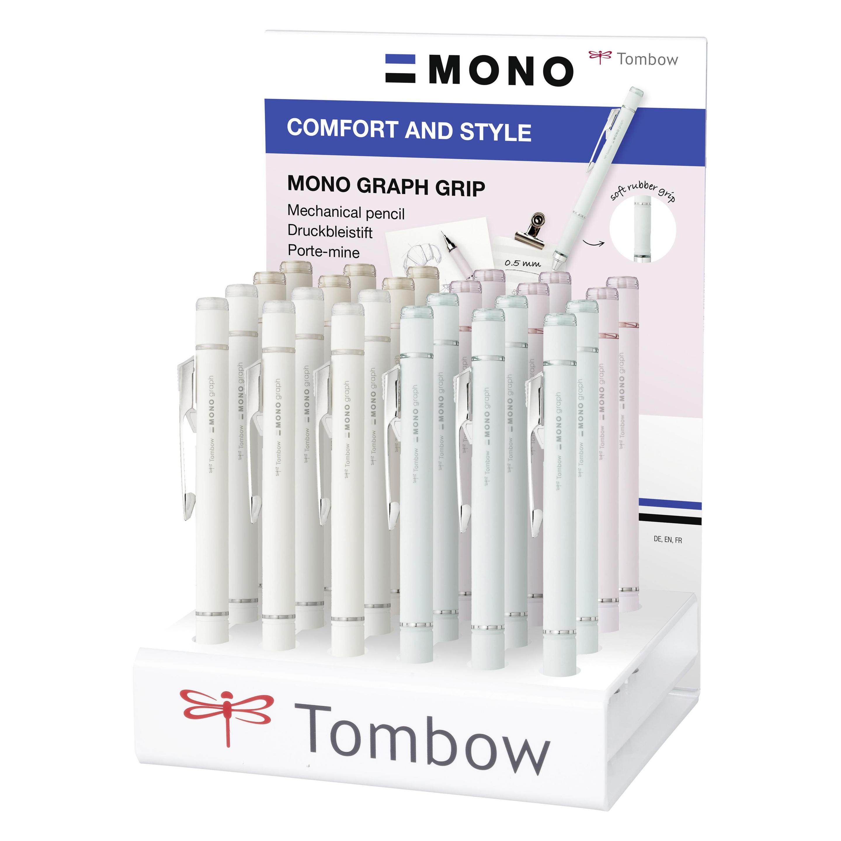 Tombow Monograph Grip, Display (24x) (SH-MGG-24P-A)