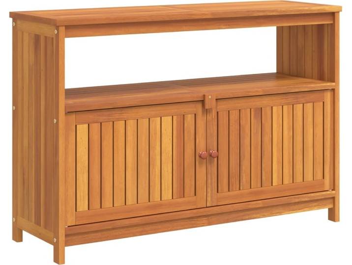vidaXL Garten-Konsolentisch 110x35x75 cm Massivholz Akazie