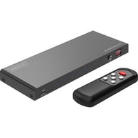 8K HDMI Switch, 4x1 schwarz, mit Fernbedienung