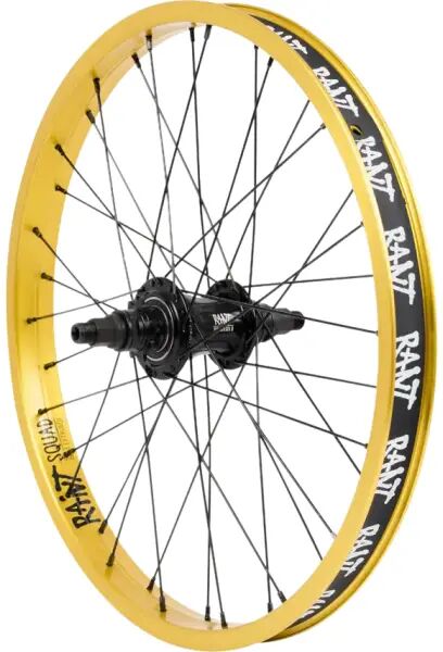 BMX Hinterrad Rant Moonwalker 20" V2 Freecoaster (Matte Gold - Left hand drive)