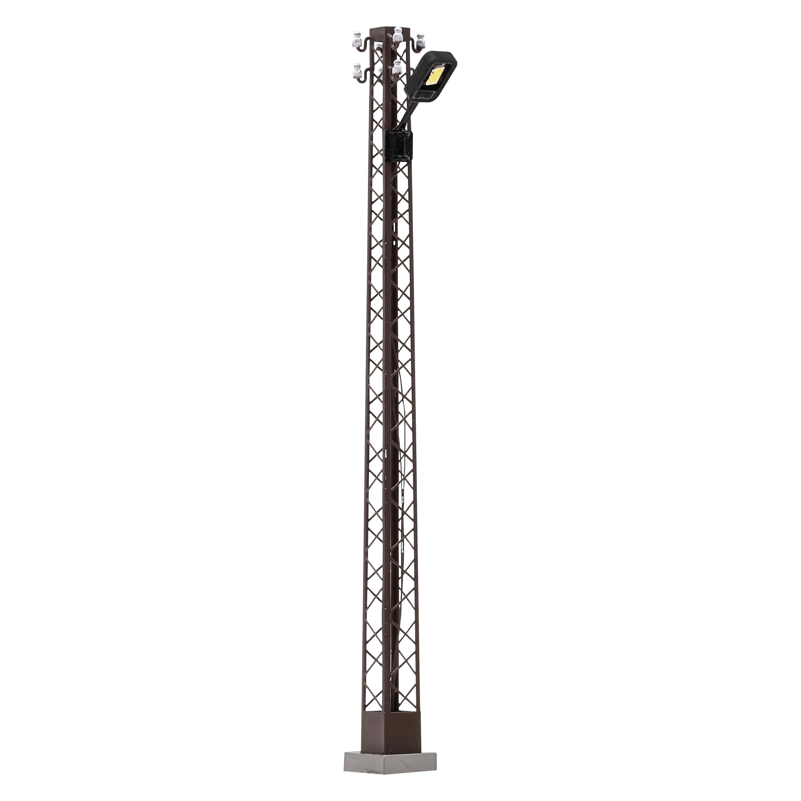 Busch H0 Gittermastleuchte Fertigmodell 4184 1 St. 105 mm (4184)