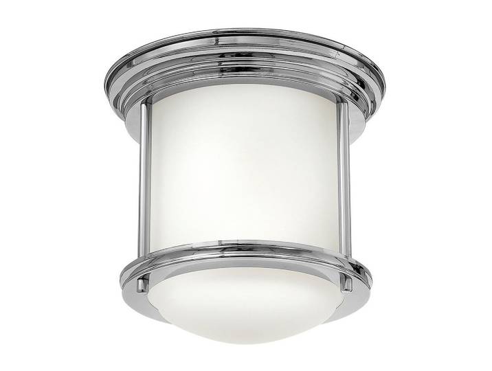Elstead Lighting Deckenleuchte Hadrian, Chromfarben, Metall, Glas, 18.5 cm, RoHS, Lampen & Leuchten, Innenbeleuchtung, Deckenleuchten, Deckenleuchten