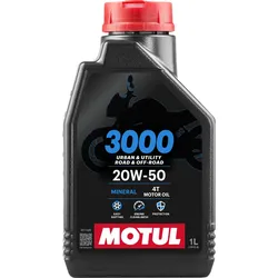 MOTUL 3000 4T Motorenöl - 20W50 1 l
