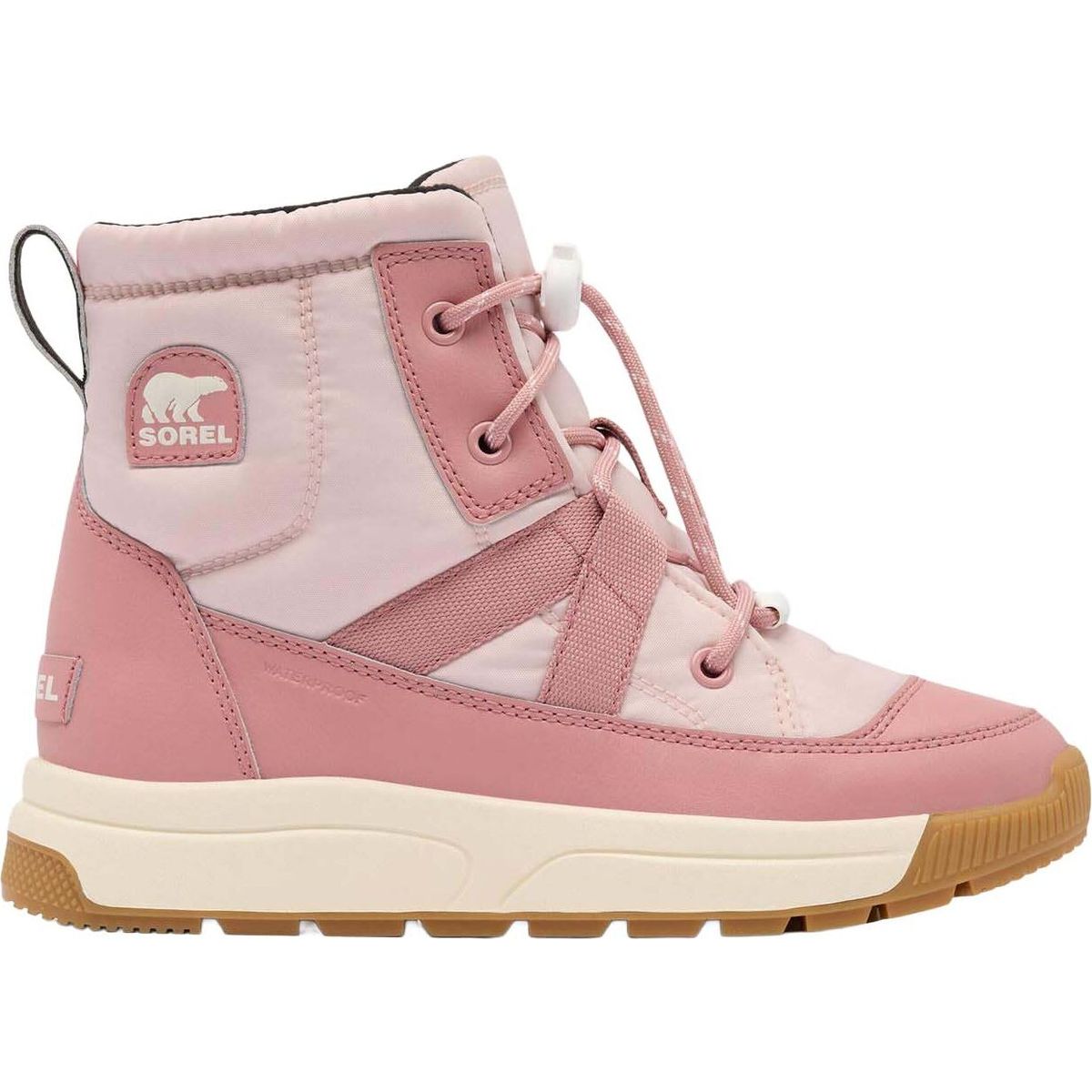 Sorel BIG Kids Whitney III Mid WP pink salt eraser pink (679) 38 217668-2176681-679-38