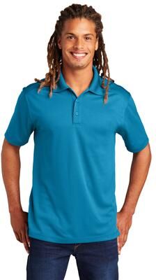 Sport-Tek ST680 PosiCharge Micro-Mesh Polo Shirt in Blue Wake size XS   Polyester