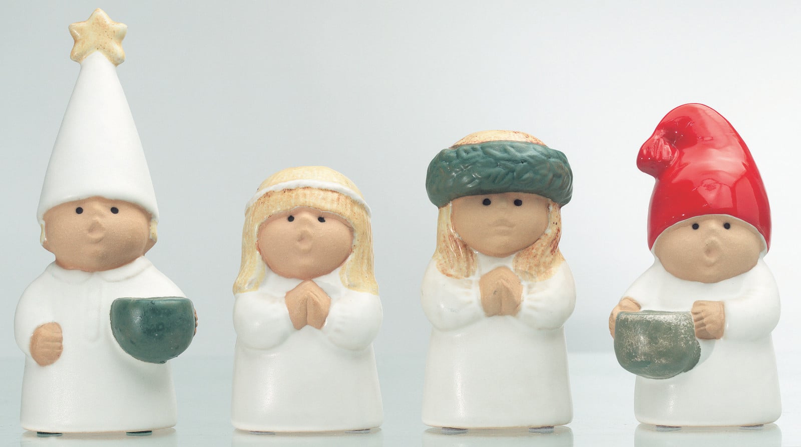 Rörstrand Adventsfiguurje Lucia, 11 cm