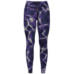 Odlo Damen Zeroweight Print Tights lila