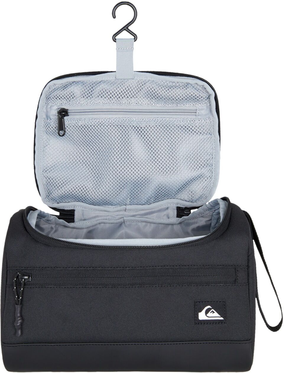 Kulturbeutel QUIKSILVER "Personal", Herren, schwarz, Polyester, Koffer Kulturbeutel