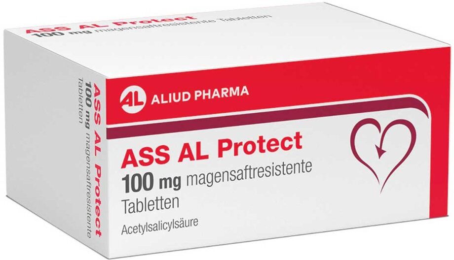 AL Aliud Pharma ASS AL Protect 100 mg bei Herzinfarkt- und Schlaganfallrisiko