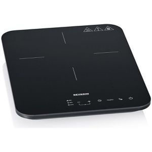 Severin Kochplatte KP 1032, Induktions-Einzelkochplatte, schwarz, 2000 Watt
