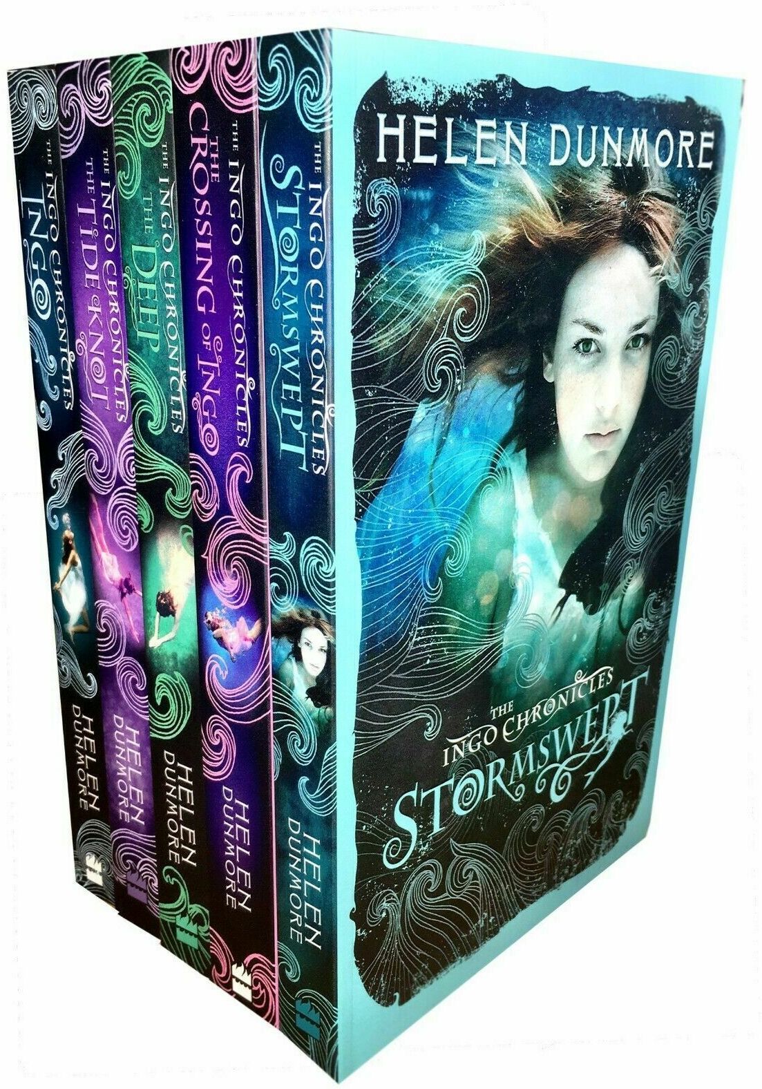 HarperCollins Children's Books Ingo Chronicles 5 Books Collection Set by Helen Dunmore - Paperback - Ages 9-14 - Mermaid Fantasy Adventure Saga Gift Set