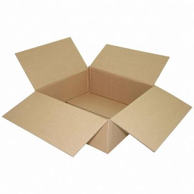 VEPATIM 50x Faltkarton 350x350x130mm 1-wellig braun