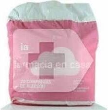INTERAPOTHEK compresas de algodón 20uds