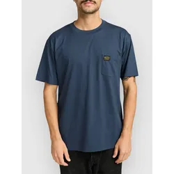 RVCA Americana Pocket T-Shirt moody blue Gr. L