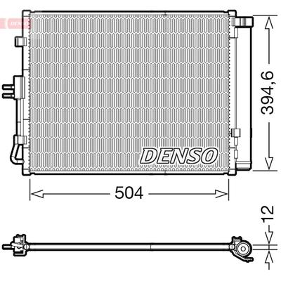 DENSO Kondensator, Klimaanlage dcn43005 für KIA