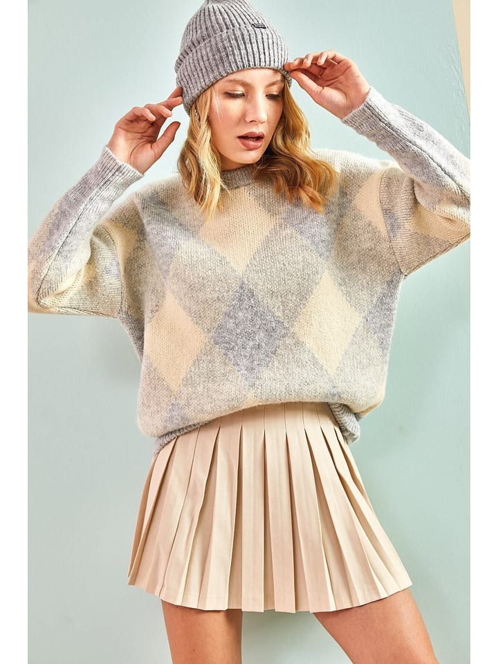 Happiness Istanbul Pullover in Grau - onesize