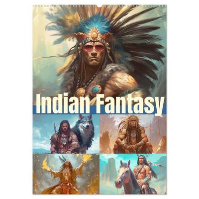 Indian Fantasy (Wandkalender 2027 DIN A2 hoch), CALVENDO Monatskalender