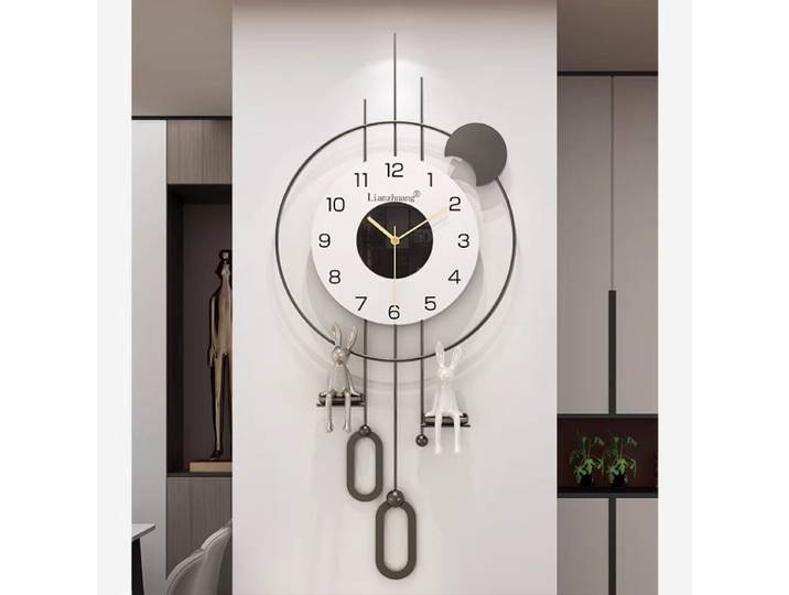 Horloge murale créative moderne et simple pour la maison, design esthétique, horloge numérique silencieuse en métal, horloge murale pour restaurant, décoration de chambre