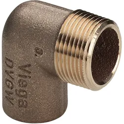 Viega Winkel 107208 22 mm x R 3/4, Rotguss