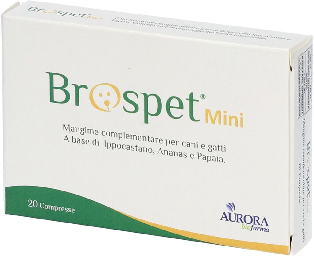 AURORA Brospet Mini Mangime Complementare Cane e Gatto 20 CP