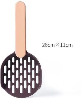 Uplifted Finds Candy Colored Horizontal Handle Cat Litter Scoop pink Coffee