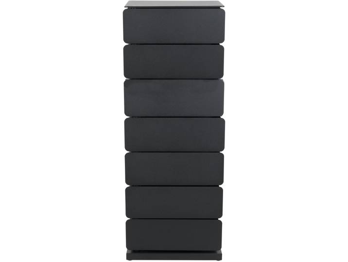 Spinder Design Kommode Hesta Schwarz Stahl B 37 cm H 98.5 cm - Kommode