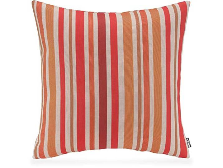 H.O.C.K. Glory Outdoor Kissen 50x50cm Streifen orange rot col. 9 cobo