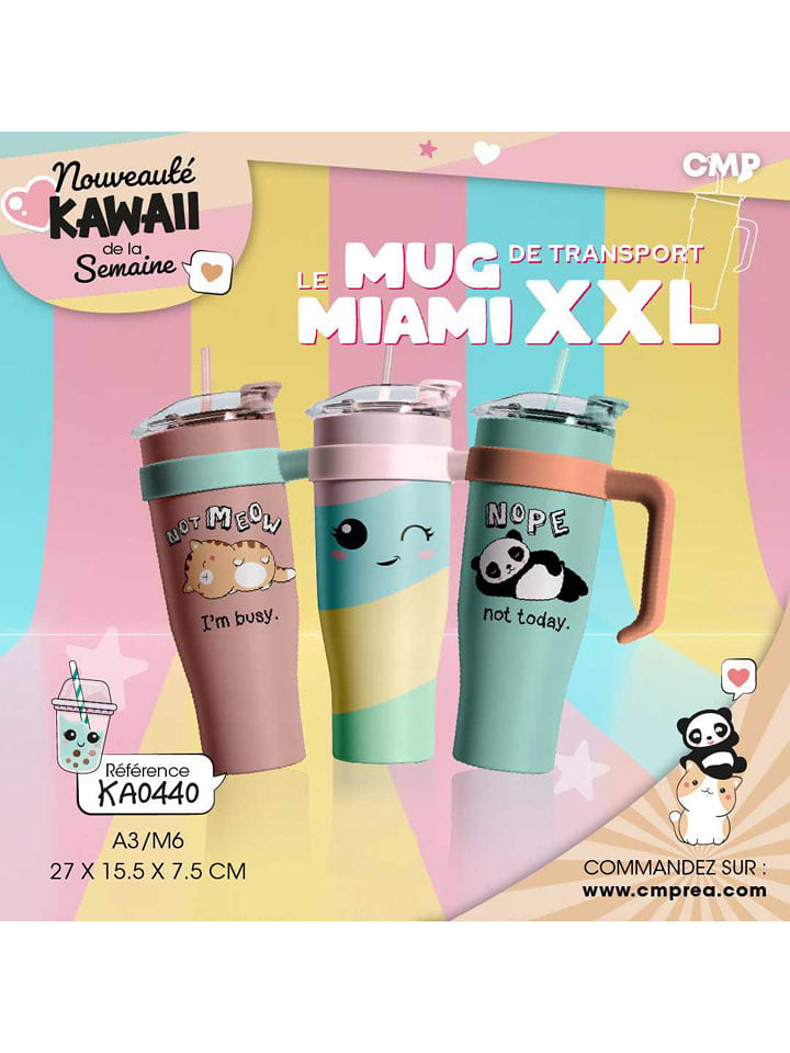 Summertime Thermobecher "Kawaii" - 1,2 l (Überraschungsprodukt) - onesize