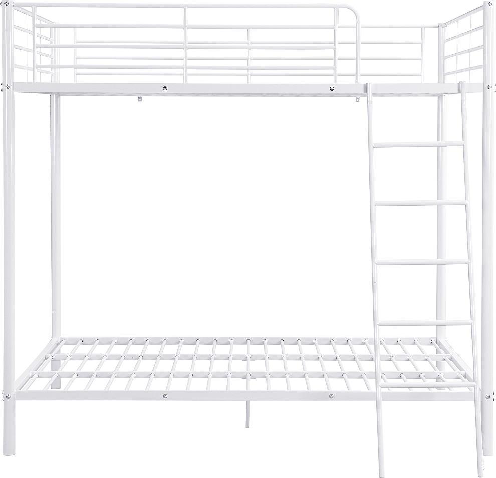 Etagenbett - 2 x 140 x 190 cm - Metall - Weiß - GEMINI II