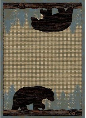 Mayberry Rugs American Destination Lodge Bear Rug