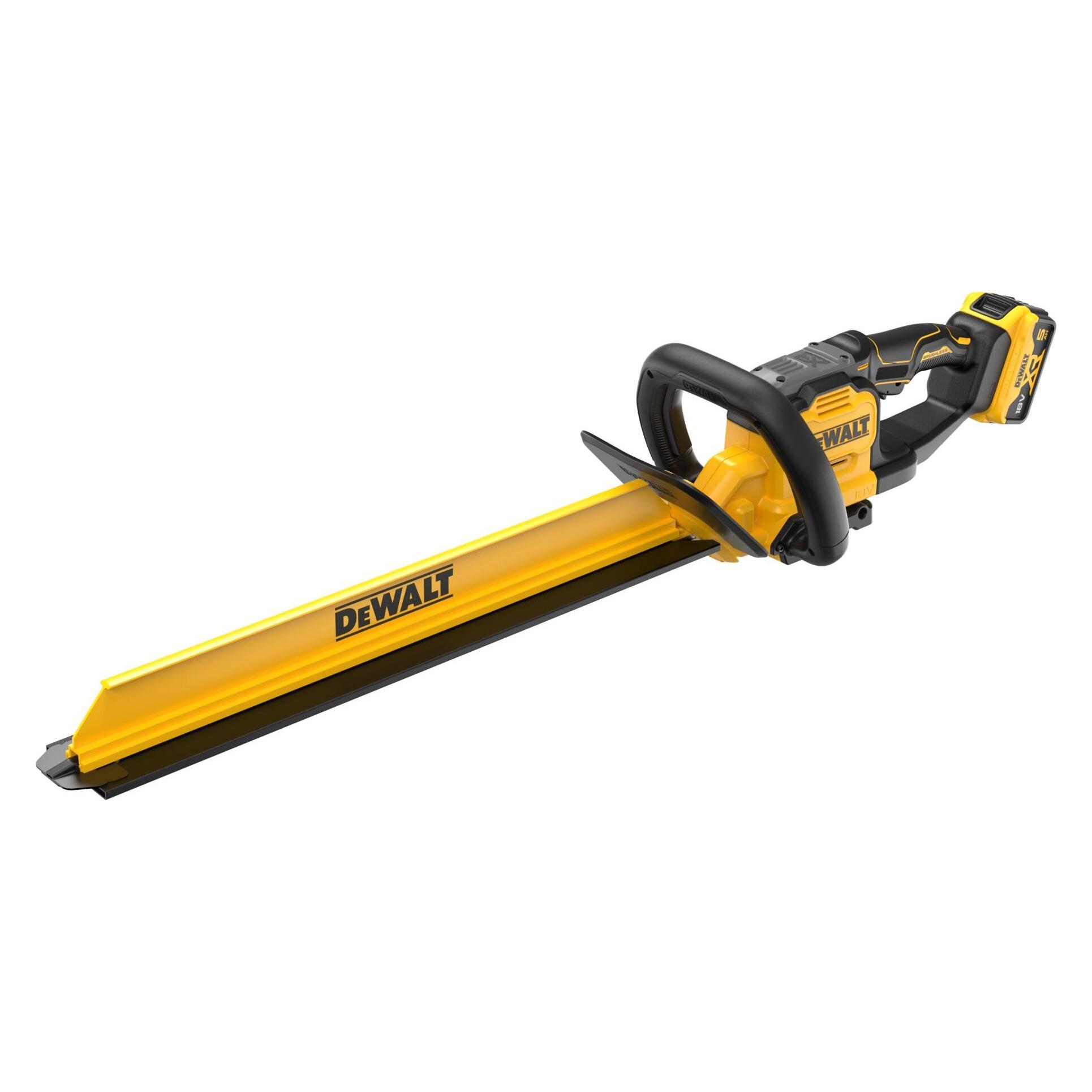 DeWalt 18V Akku-Heckenschere, 60cm inkl. 1x 5Ah (Akkubetrieb) (DCMHT567P1-QW)