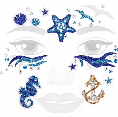Face-Art Tattoo "Marine"