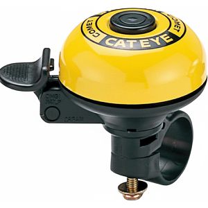 CATEYE Fahrradklingel PB-200 Comet Bell, gelb, Glocke, Aluminium