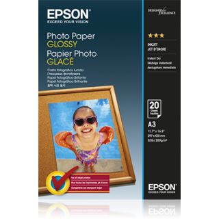 Epson Fotopapier A3 glänzend (20 Blatt)