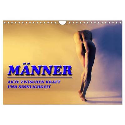 MÄNNER - AKTE ZWISCHEN KRAFT UND SINNLICHKEIT (Wandkalender 2027 DIN A4 quer), CALVENDO Monatskalender