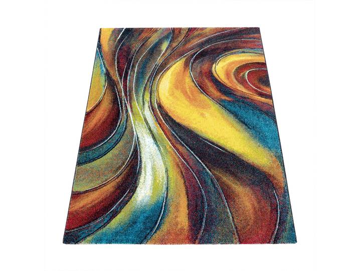 Teppich PACO HOME Canvas 902 , bunt (mehrfarbig), B:120cm H:16mm L:170cm, Polypropylen (PP), Teppiche, Teppich, Kurzflor, modernes Design, ideal im Wohnzimmer & Schlafzimmer
