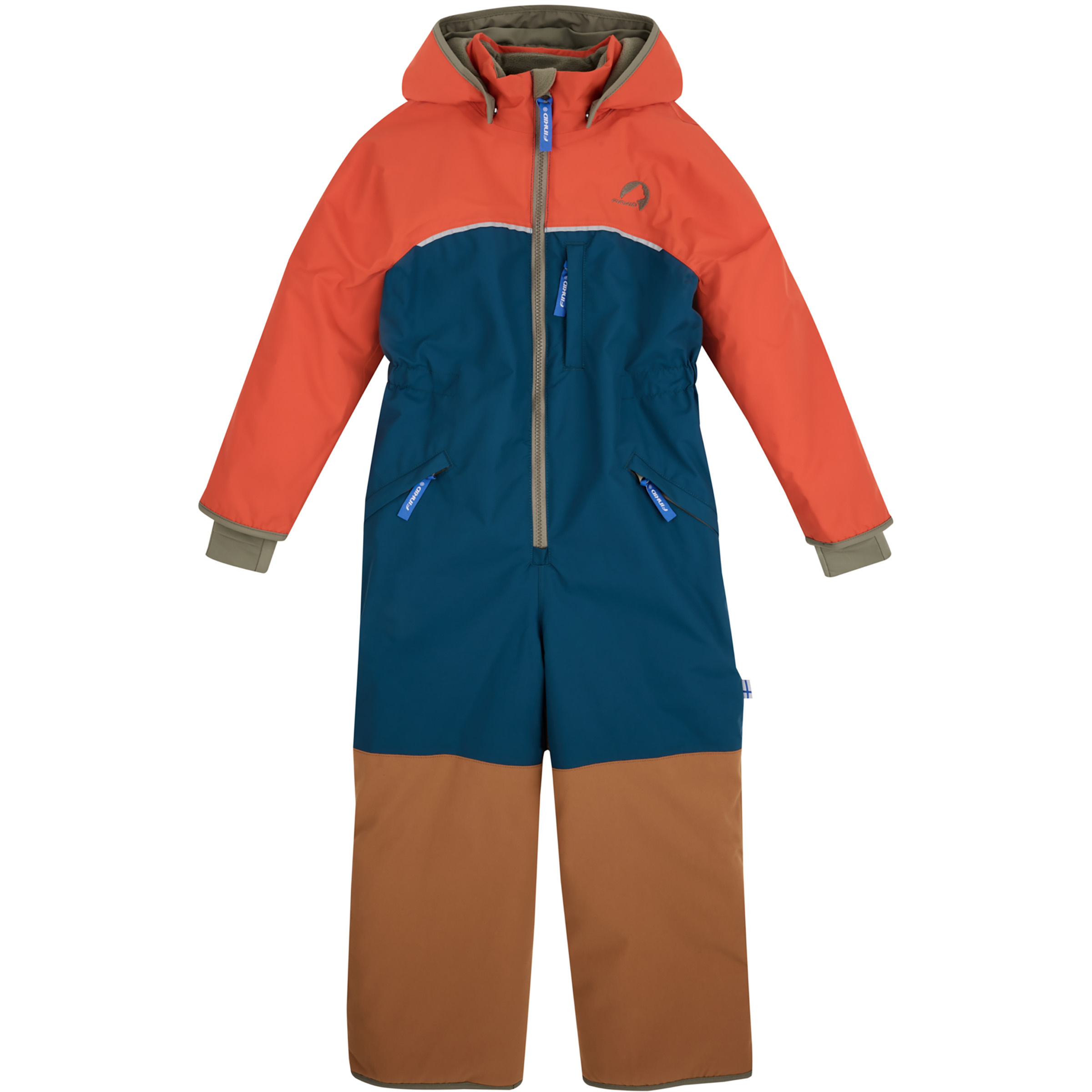 Finkid Vilkas Snow Schneeanzug Kinder Overalls weiss Größe 100 Skifahren | Rodeln | Schneeschuhwandern | Lifestyle Winddicht Wasserabweisend