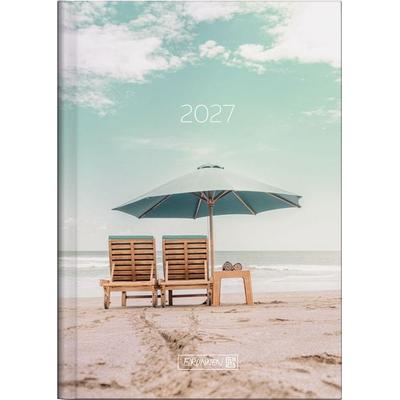 BRUNNEN 1079615027 Buchkalender Mod. 796 2027 'Sunbeds' A5, Papier