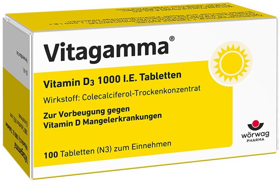 Wörwag Vitagamma Vitamin D3 1000 I.E. Tabletten