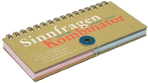 Pia Frey - Der SinnfragenKombinator: 3969 Fragen und keine Antwort. Ein spielerisches Frageset von Pia Frey - Preis vom 30.09.2026 22:30:23 h