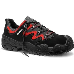Elten, Sicherheitsschuhe, Sicherheitshalbschuh MICK black-red Low ESD S2 Gr. 41 (S2, 41)