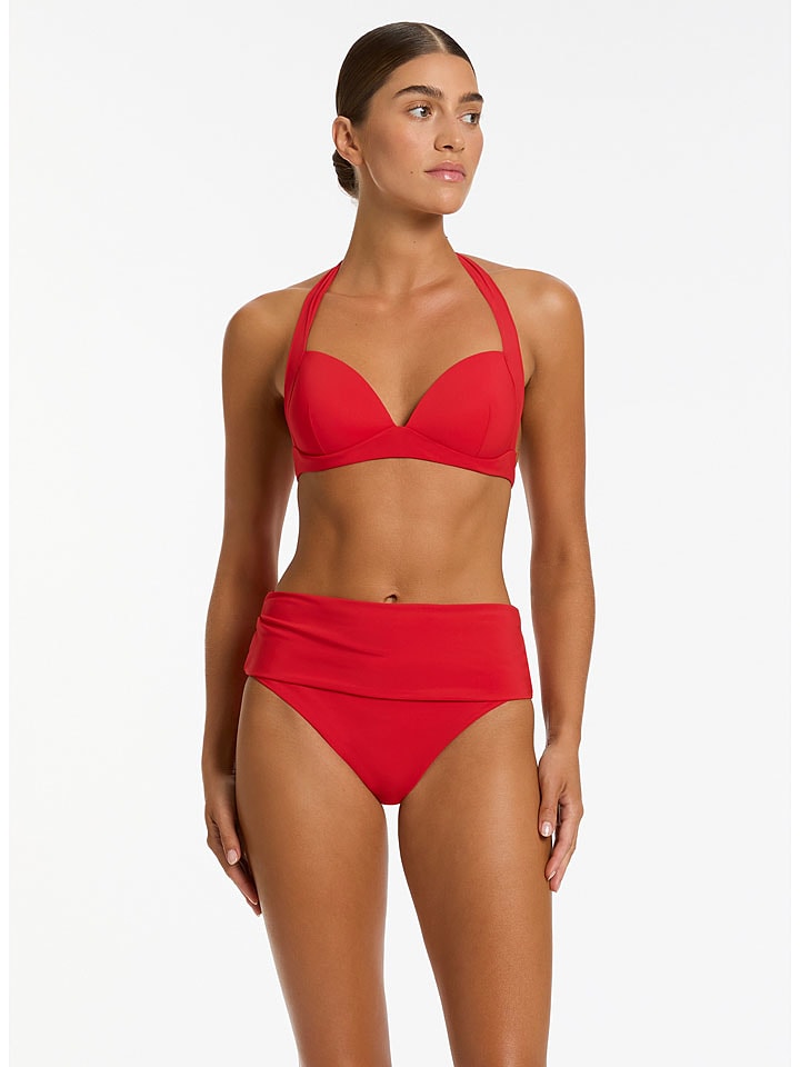 Jets Bikini-Oberteil in Rot - L
