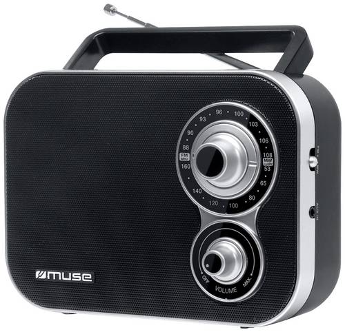 Muse M-051 R Kofferradio UKW, FM, MW Schwarz