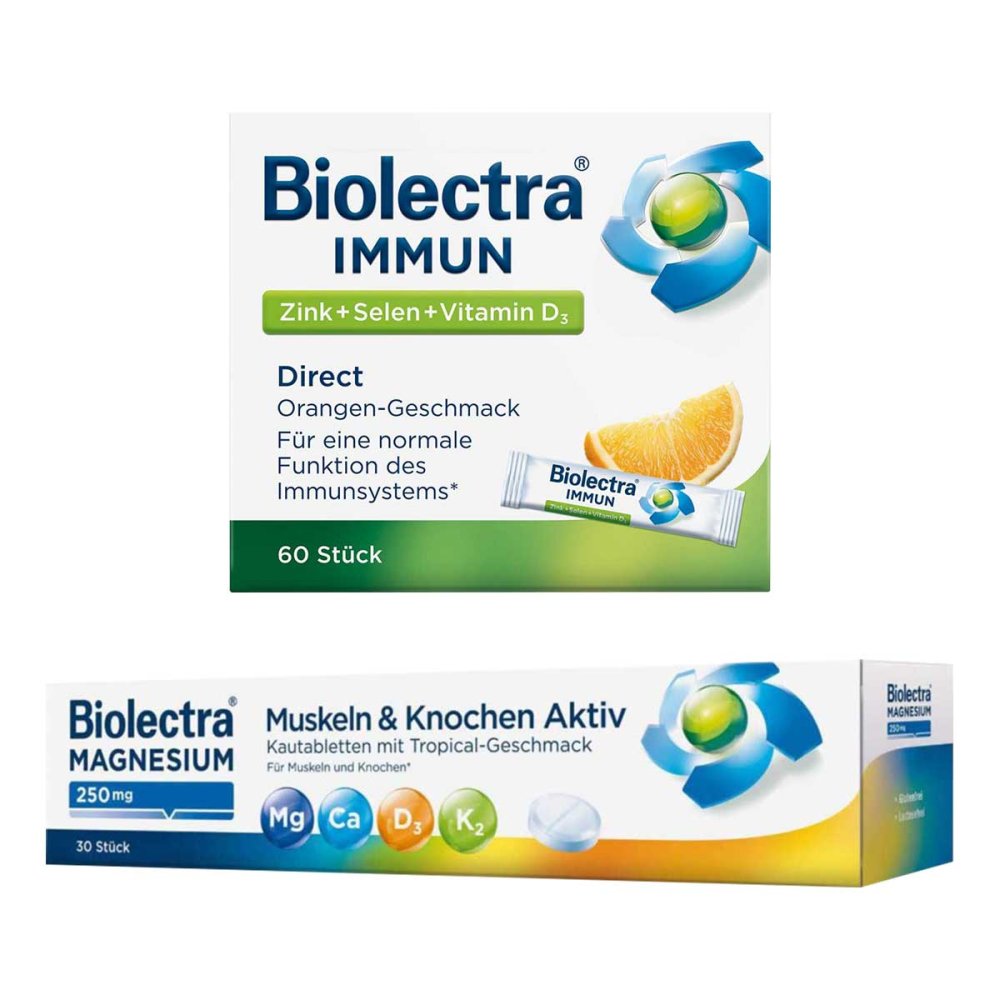 HERMES Arzneimittel GmbH Biolectra Immun Direct Pellets + Magnesium 250 mg Kautabletten 08106663