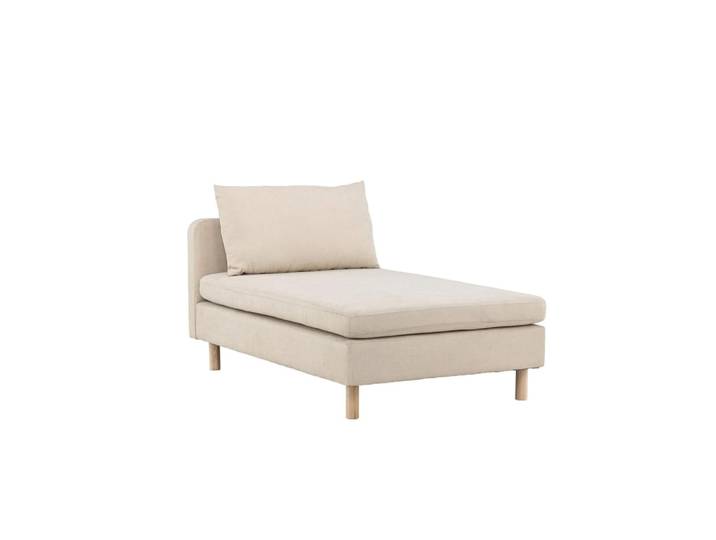 Canapé modulable section droit beige